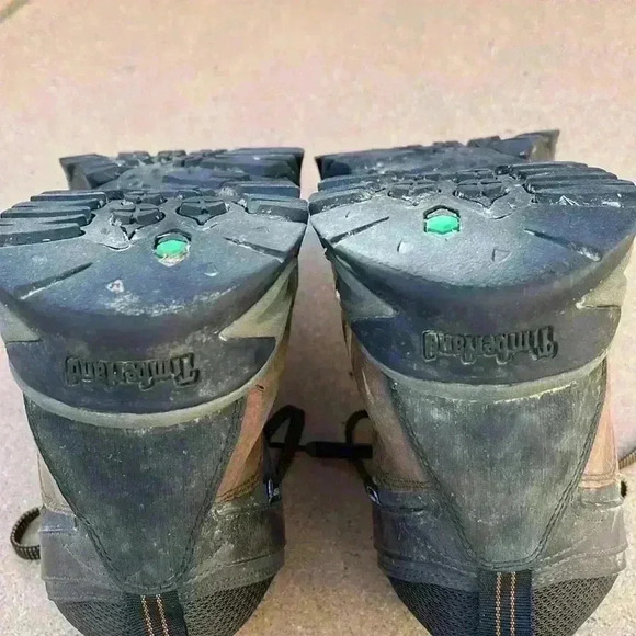 Timberland Men's Mt. Maddsen Mid Waterproof Hiking Boots Brown Lace Up Sz 14 - Picture 7 of 11